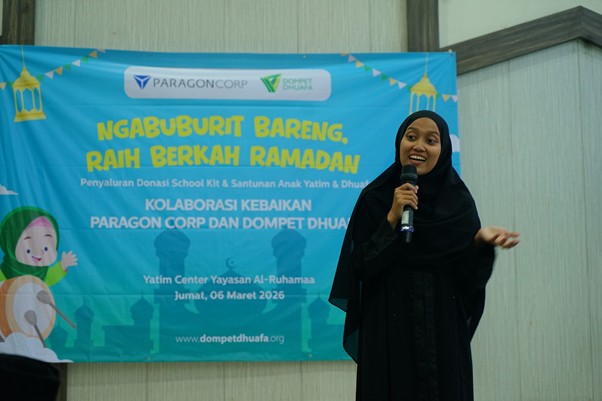 dompet dhuafa dan paragon corp ngabuburit bareng 50 anak yatimduafa 5 dompet dhuafa Sesi tausiah menjelang waktu berbuka puasa.