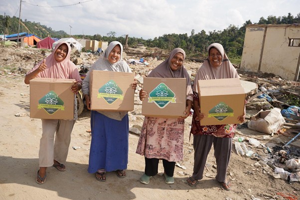 parsel ramadan di pengungsian1 dompet dhuafa