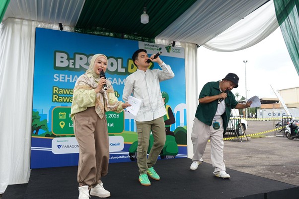 Penampilan musisi Aldi Taher menghibur para pengunjung dan peserta BerOJOL.