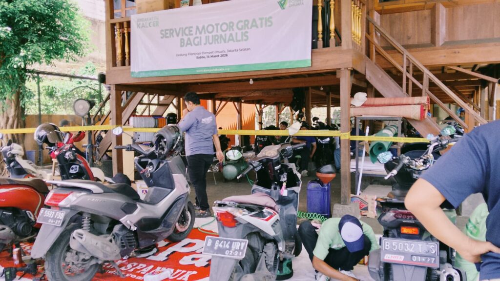 servis motor jurnalis 1 dompet dhuafa