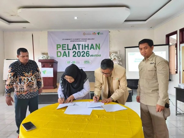 pelatihan dai 2026 batch 3 1 dompet dhuafa Penandatanganan MoU kolaborasi antara Dompet Dhuafa dan Kementerian Agama untuk program Kampung Zakat.